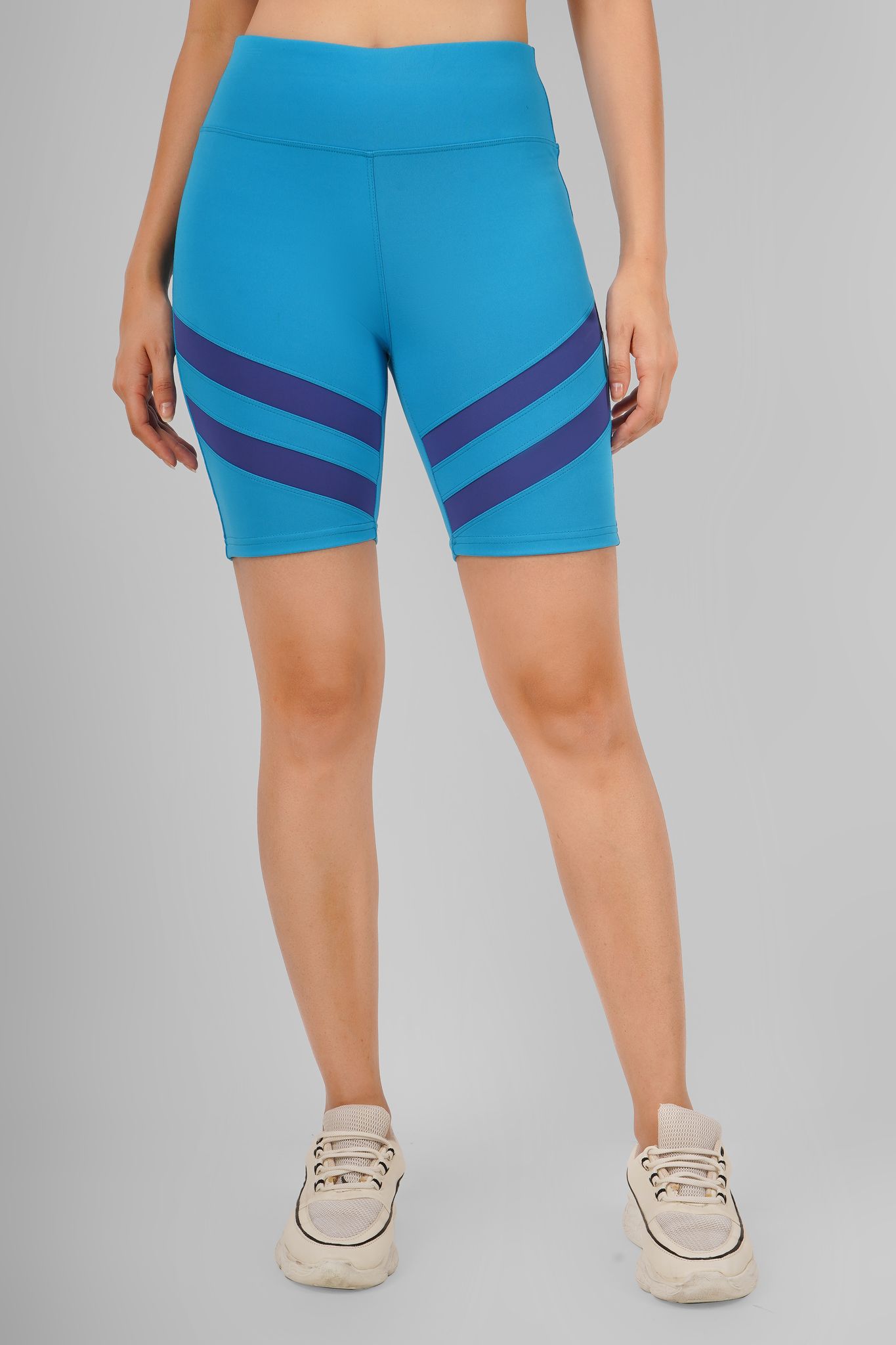 Shorts With Contrast Stripes